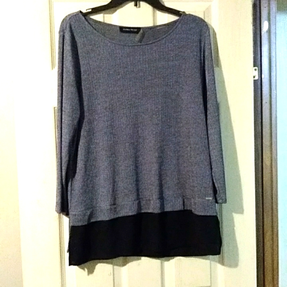 Ivanka Trump blouse. Size Large, Silver and Black in color.